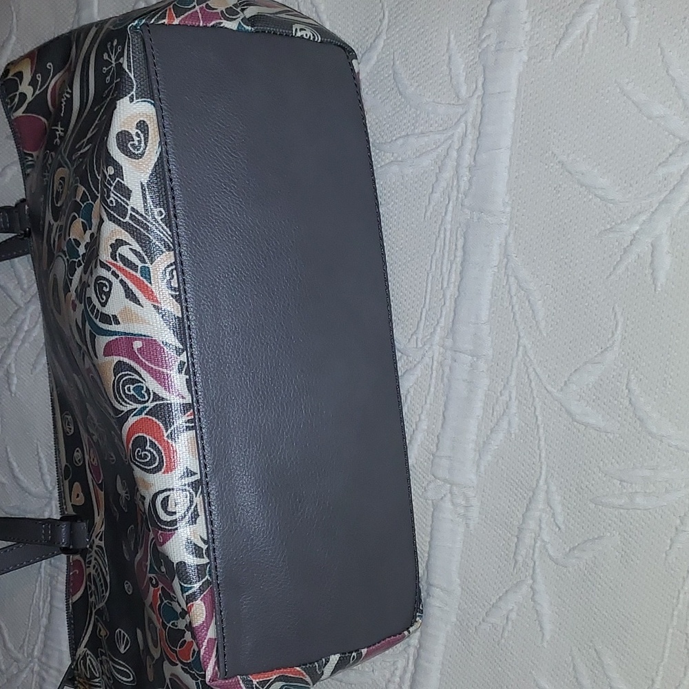 Sakroots City Shadow Songbird Satchel Tote With Wallet. NWOT - Picture 4 of 16